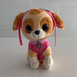 TY Beanie Boos 6" Paw Patrol SKYE Plush Puppy Dog Pink Stuffed Animal Toy